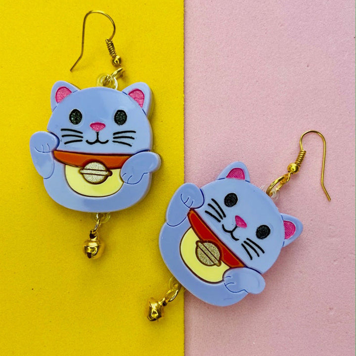 Makokot Light -Maneki Neko Earrings by Makokot Design