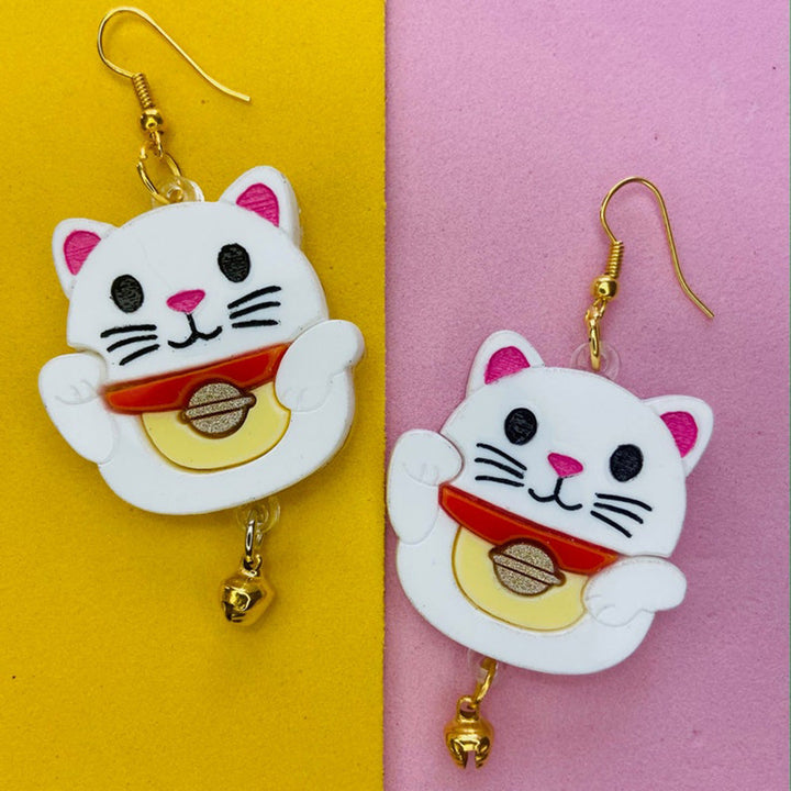 Makokot Light -Maneki Neko Earrings by Makokot Design