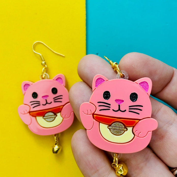 Makokot Light -Maneki Neko Earrings by Makokot Design