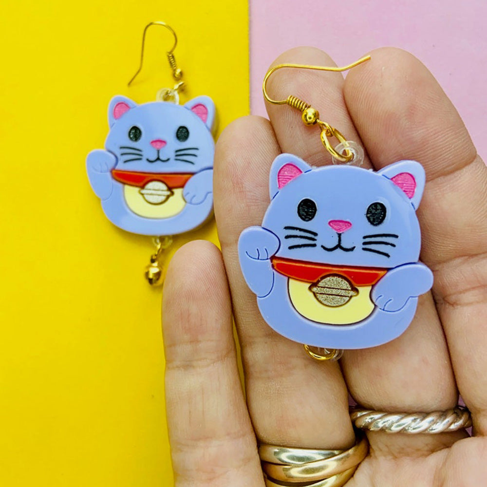 Makokot Light -Maneki Neko Earrings by Makokot Design