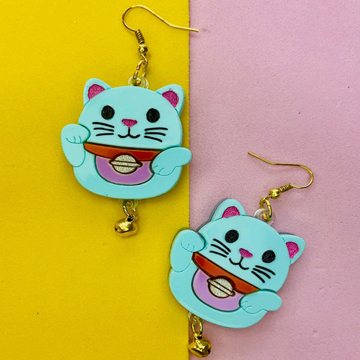 Makokot Light -Maneki Neko Earrings by Makokot Design