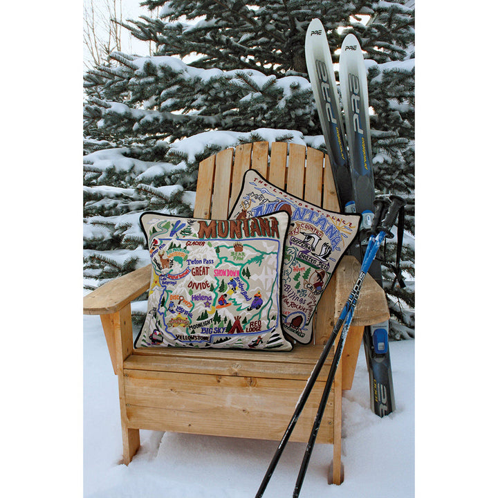 Montana Hand-Embroidered Pillow