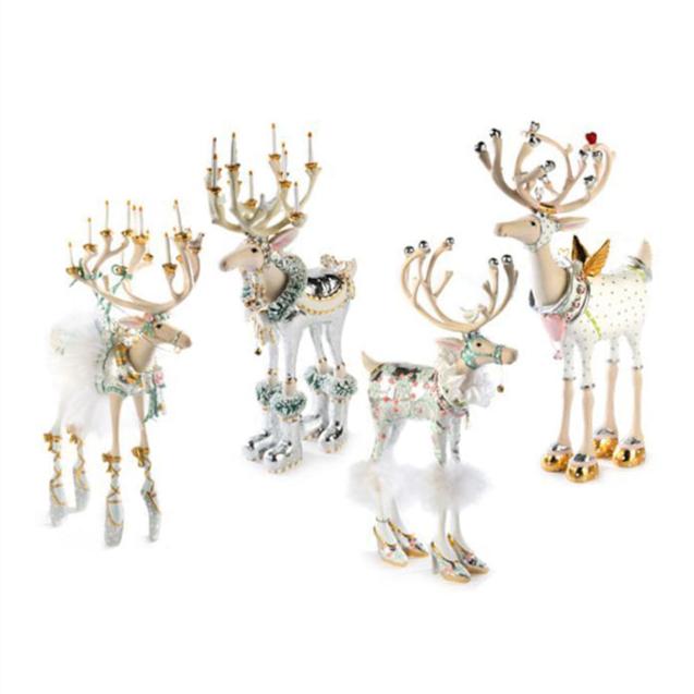 Moonbeam Reindeer Figure Set-A by Patience Brewster