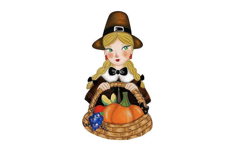 Pilgrim Thanksgiving Brooch by Laliblue - Quirks!