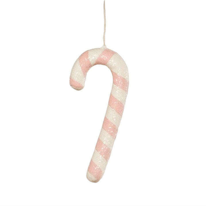 Pink Candy Cane Ornament by Bethany Lowe