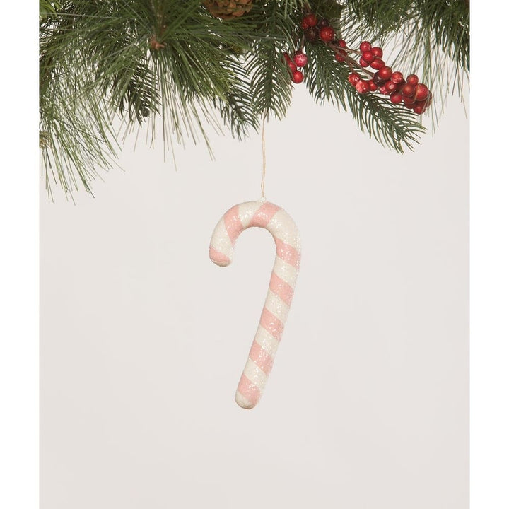 Pink Candy Cane Ornament by Bethany Lowe