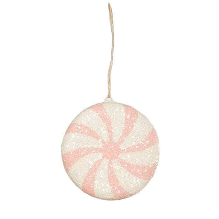 Pink Peppermint Ornament by Bethany Lowe