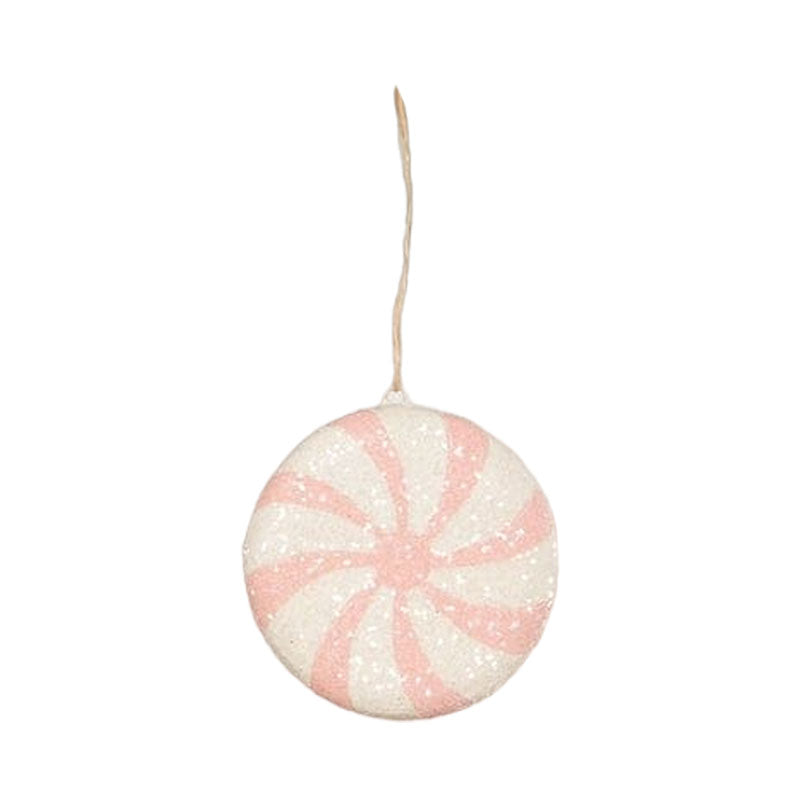 Pink Peppermint Ornament by Bethany Lowe