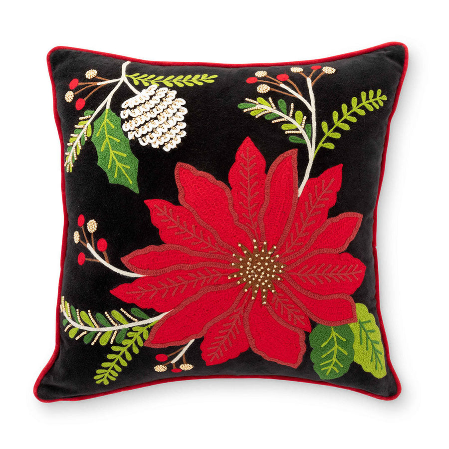 Poinsettia Pillow by Park Hill