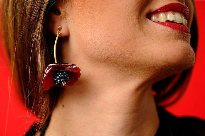 Poppies Earrings by LaliBlue - Quirks!