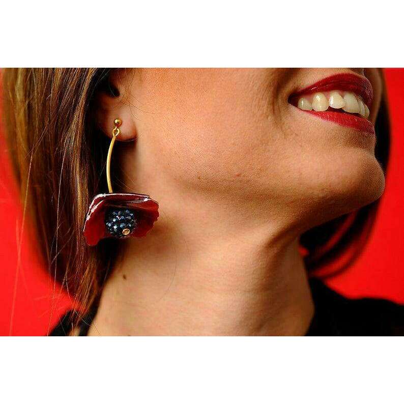 Poppies Earrings by LaliBlue - Quirks!