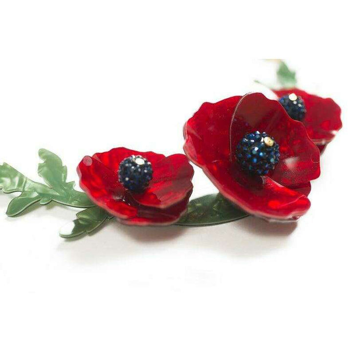 Poppies Necklace by LaliBlue - Quirks!