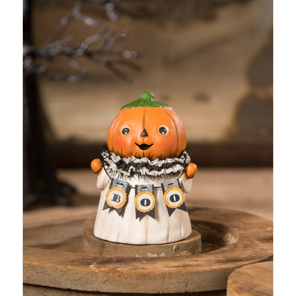 Pumpkin Head Ghostie BOO by Bethany Lowe image