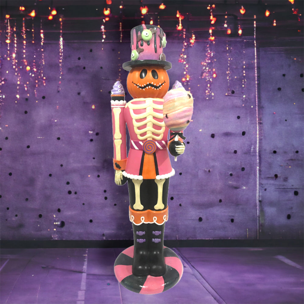 Pumpkin Nutcracker Display by December Diamonds