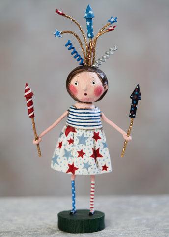 Putting on a Show Patriotic Figurine by Lori Mitchell - Quirks!