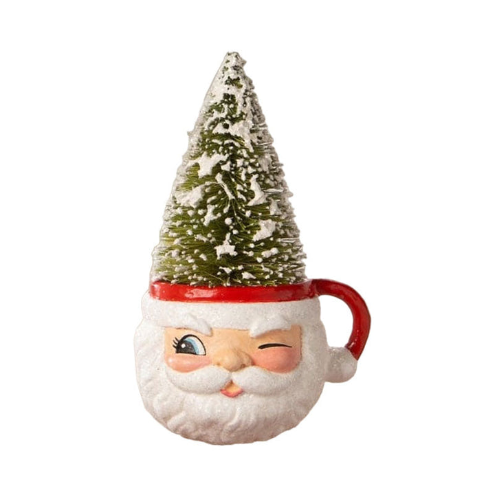 Retro Santa Mug Ornament by Bethany Lowe