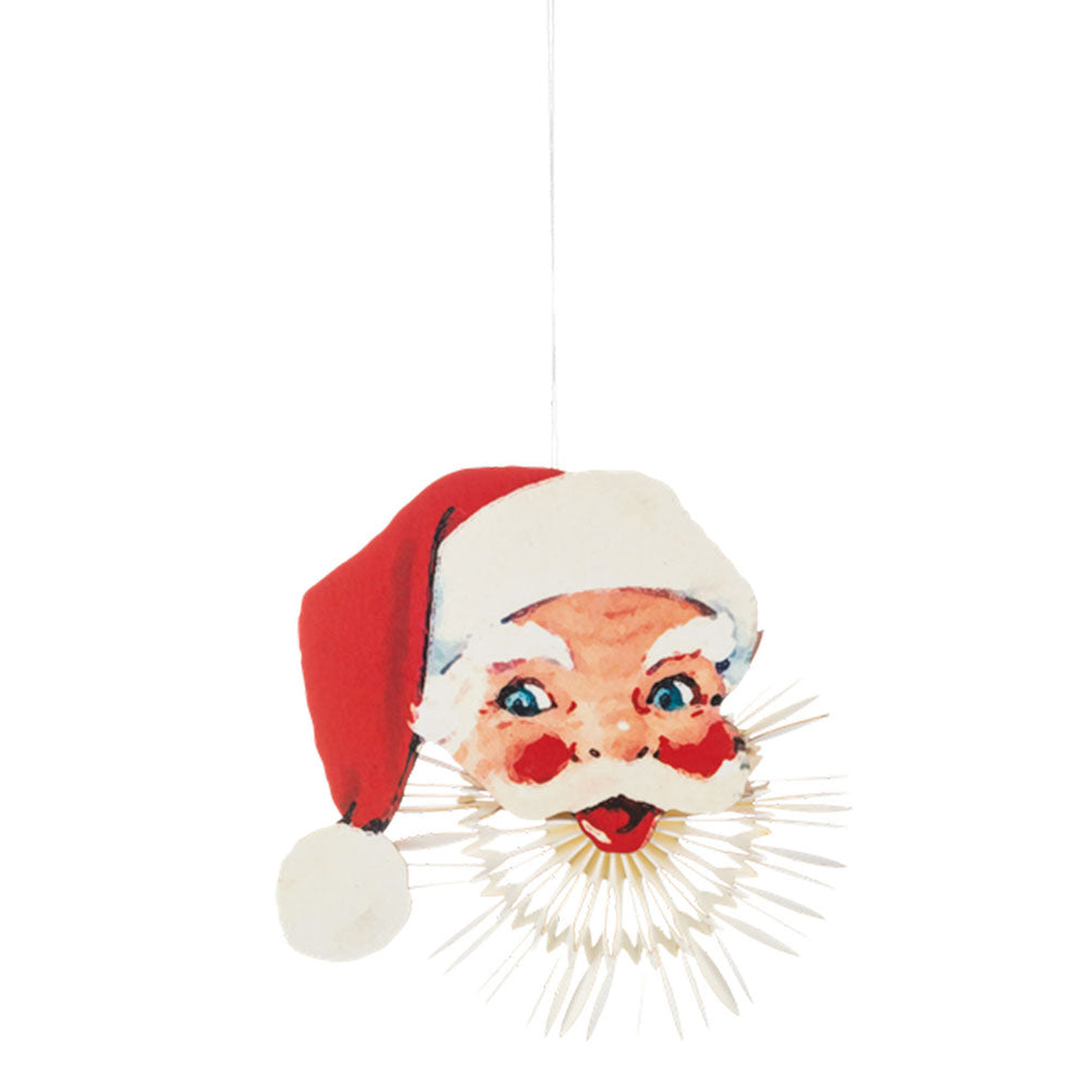 Santa Fan Ornaments (6 pc. ppk.) by Ganz image 2