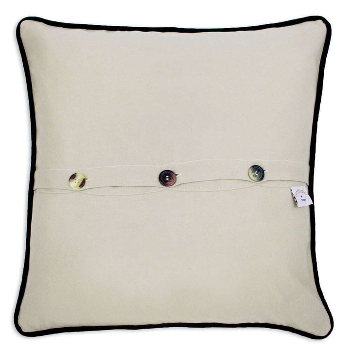 Santa Fe Hand-Embroidered Pillow by CatStudio