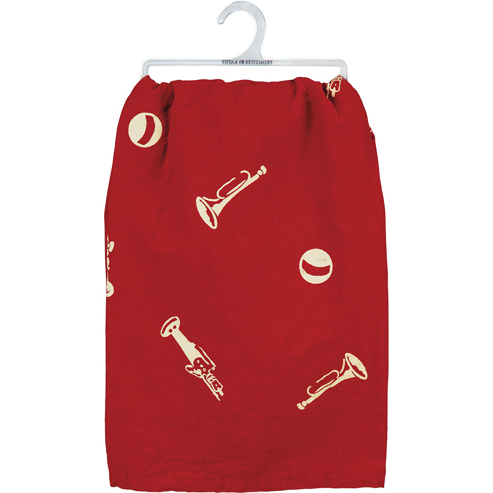 Santa I Can Explain Kitchen Towel By Primitives by Kathy