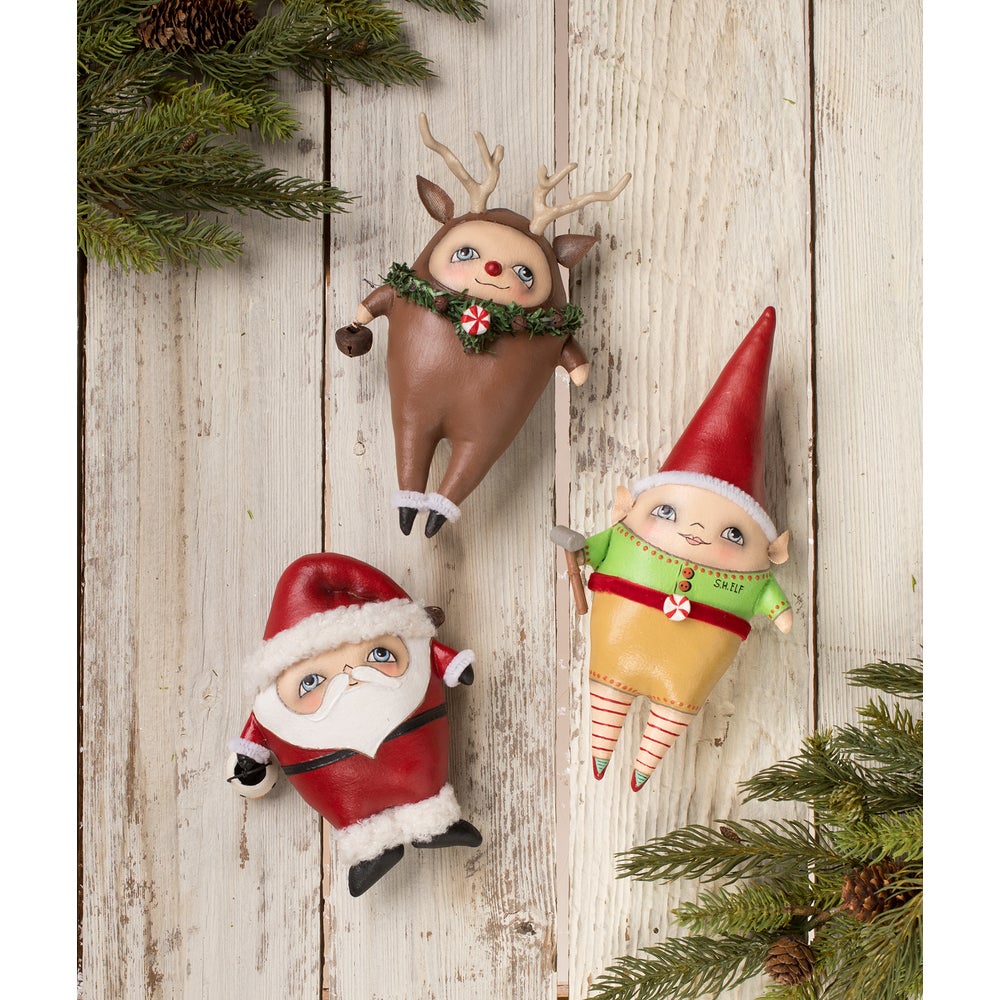 Santa's Helper Elf Ornament by Bethany Lowe