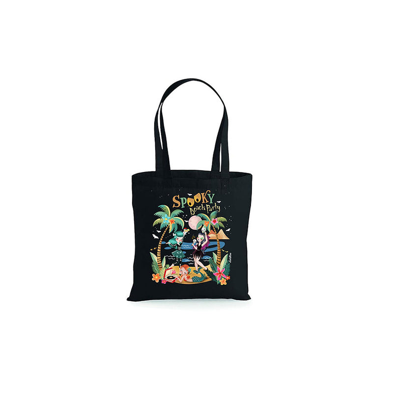 Spooky Beach Party Tote Bag by Laliblue