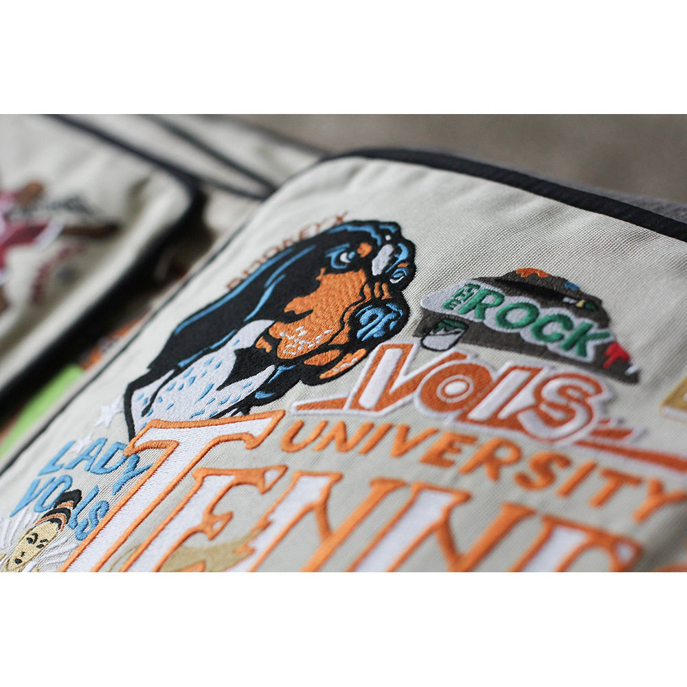 Tennessee, University of Collegiate Hand-Embroidered Pillow