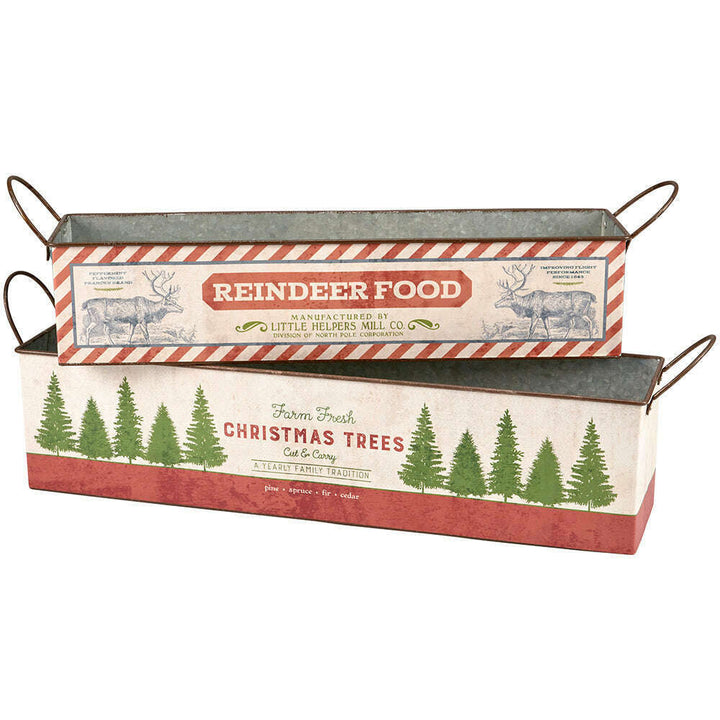 Reindeer Food Bin Set By Primitives by Kathy