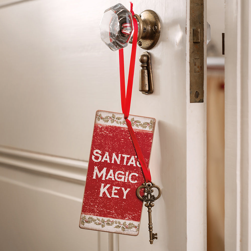 Vintage Santa S Magic Key Ornament By Primitives by Kathy