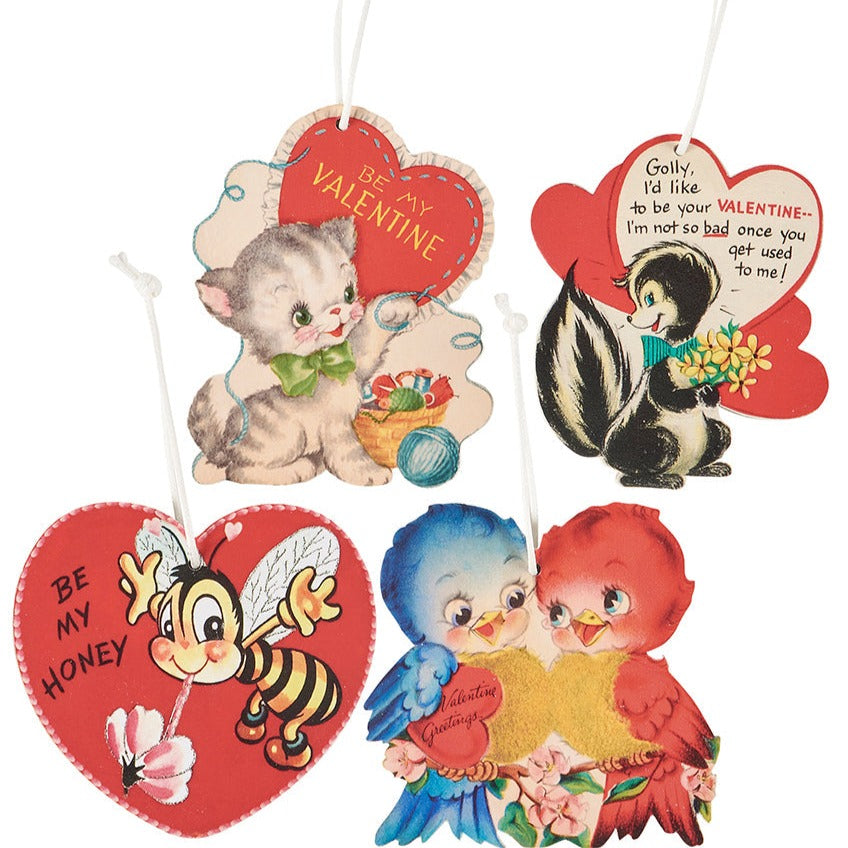 Vintage Valentine Ornament Set By Primitives by Kathy